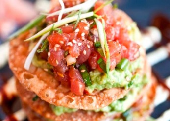 Tostadas s tuňákem